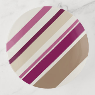 Pink and Tan Trinket Tray