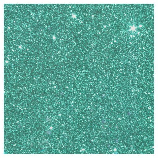 Pink and Teal Modern Aztec with Faux Teal Glitter Fabric