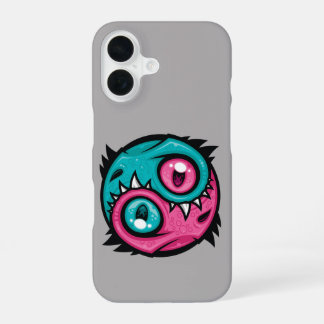 Pink and Teal Yin Yang Dragons iPhone 16 Case