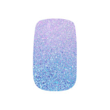 Pink and Turquoise Ombre Shimmer