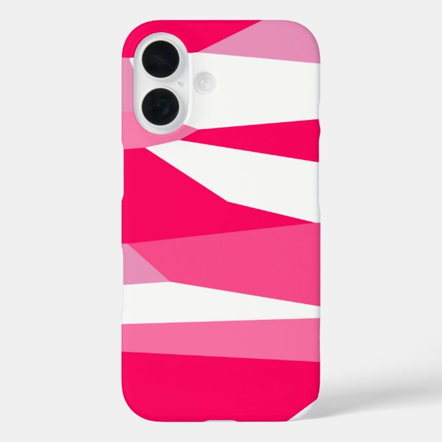 pink and white abstract  Case-Mate iPhone case (Back)