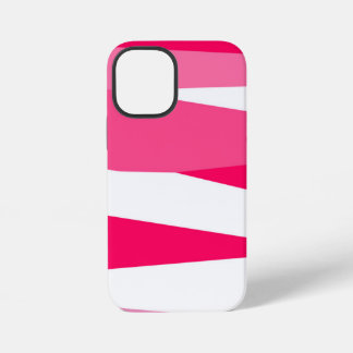 pink and white abstract iPhone 12 mini case