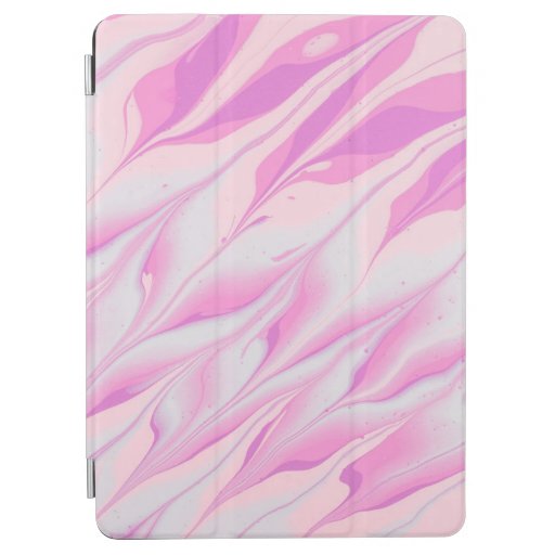 PINK AND WHITE ABSTRACT PAINTING iPad AIR COVER