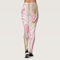 Pink and White Checkered Pattern Leggings, Zazzle
