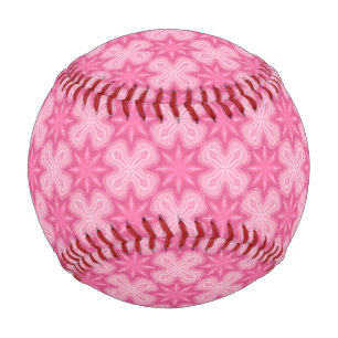 Pink And White Baseball