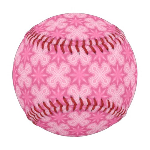 Pink And White Baseball