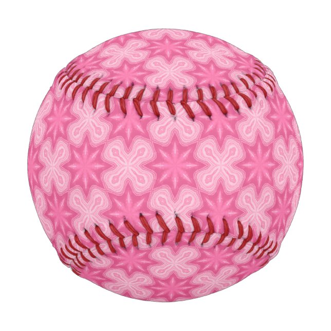 Pink And White Baseball (Front)