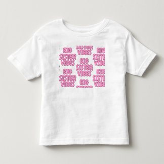 Pink and White Big Sister T-Shirt