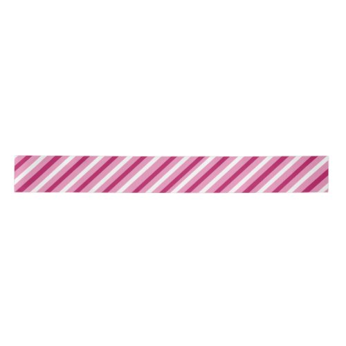 Pink and white candy cane ribbon
