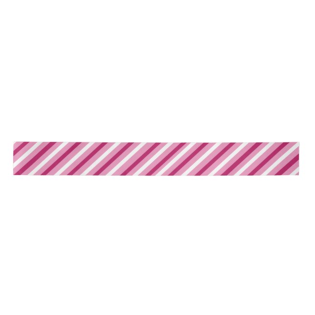 Pink and white candy cane ribbon (Front)