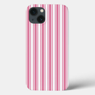 Pink and white candy stripes Case-Mate iPhone case