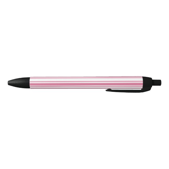Pink and white candy stripes pen (Bottom)