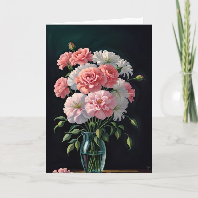 Pink and White Card (Front)