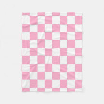 Pink And White Checkered