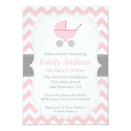 Baby Stroller Invitations 6