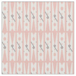 Pink and White Clothespin Patterned Fabric