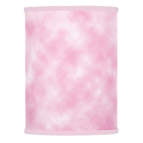 Pink and White Created Clouds Abstract Pattern Lamp Shade