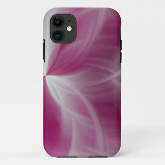 pink and white feather texture iphone case