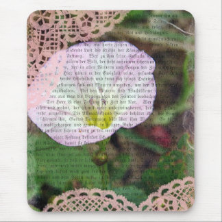 Pink and White Field BindWeed Mouse Pad