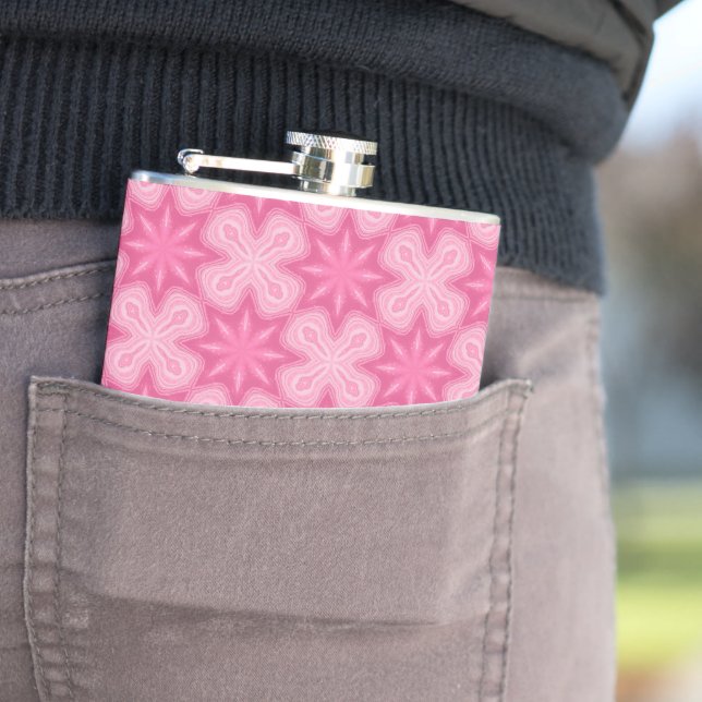 Pink And White Flask (In Situ)