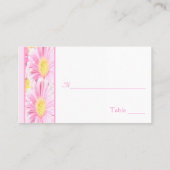 Pink and White Floral Placecards (Back)