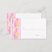 Pink and White Floral Placecards (Front/Back)