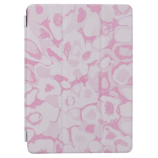 PINK AND WHITE FLORAL TEXTILE iPad AIR COVER