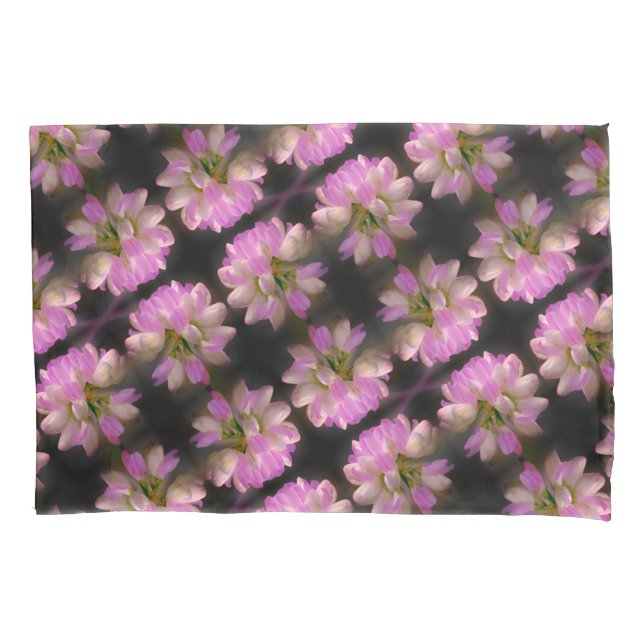 Pink And White Flower Close Up Pattern Pillow Case (Front)