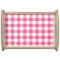 Pink And White Gingham Check Pattern