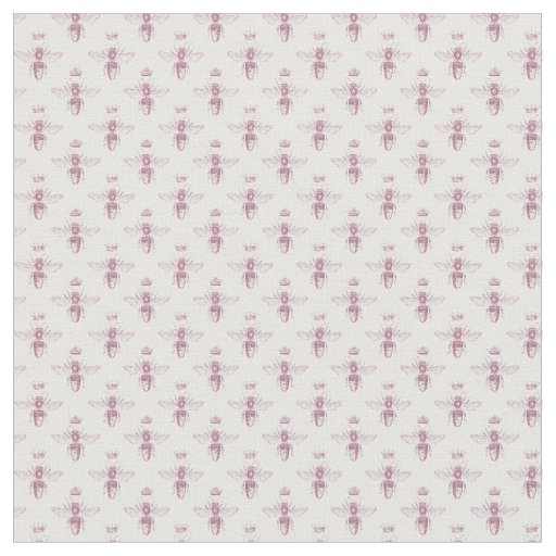 Pink and White Graphic Designs Fabric