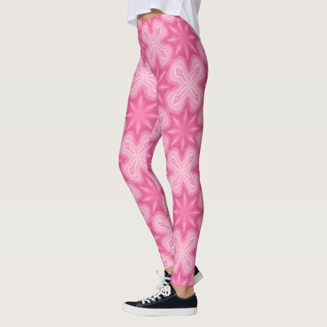 Pink And White Leggings (Left)