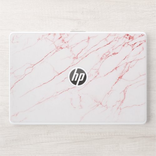 Pink and White Marbel HP Laptop skin 15t15z
