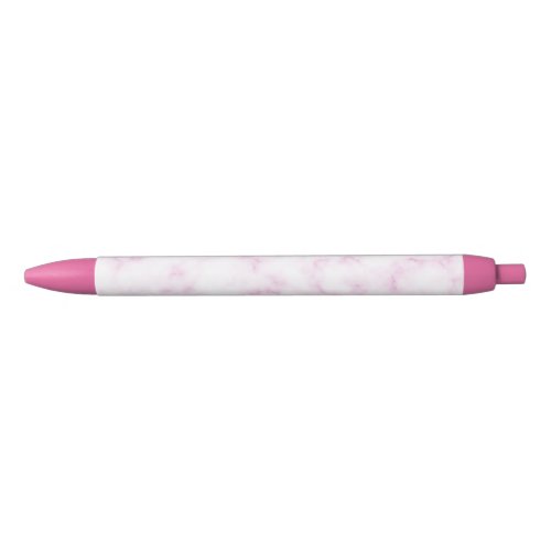 Pink and White Marble Pen