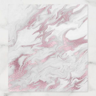 Pink and White Marbled Look Envelope Liner