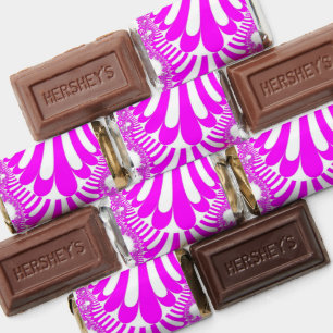 Pink and White Mod Hershey's Miniatures