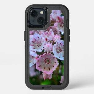 Pink and White Mountain Laurel Flowers iPhone 13 Case