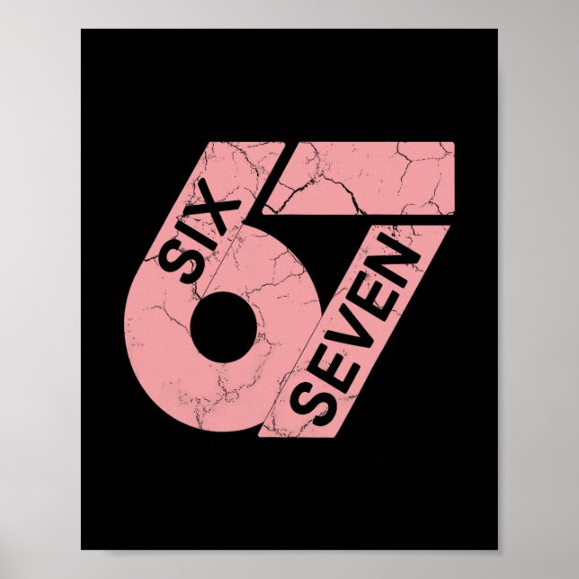 Pink And White Number 67 Jersey Player Uniform #67 Poster (Front)