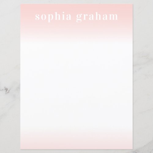 Pink and White Ombre Paper