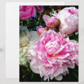 Pink and White Peonies (Front/Back)