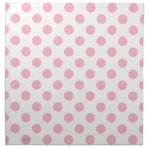 Pink and White Polka Dot Napkins