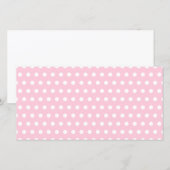 Pink and White Polka Dot Pattern. Spotty. (Front/Back)