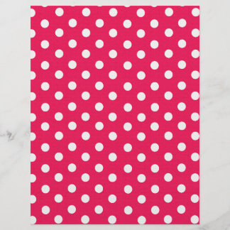 Pink And White Polka Dots