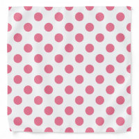 Pink and white polka dots