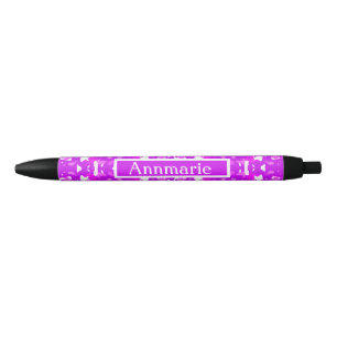 Pink and White Pretty Symmetrical Markings  Pen