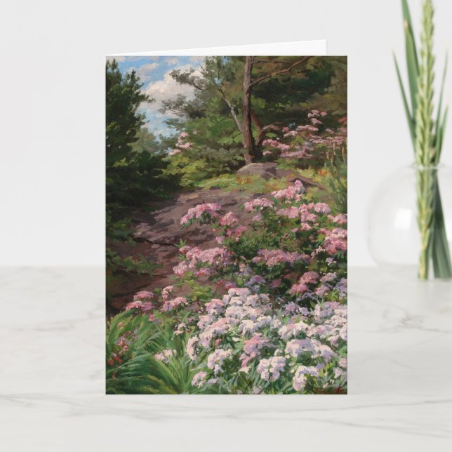 Pink and White Rhododendron | Thomas Allen, Jr. Card (Front)