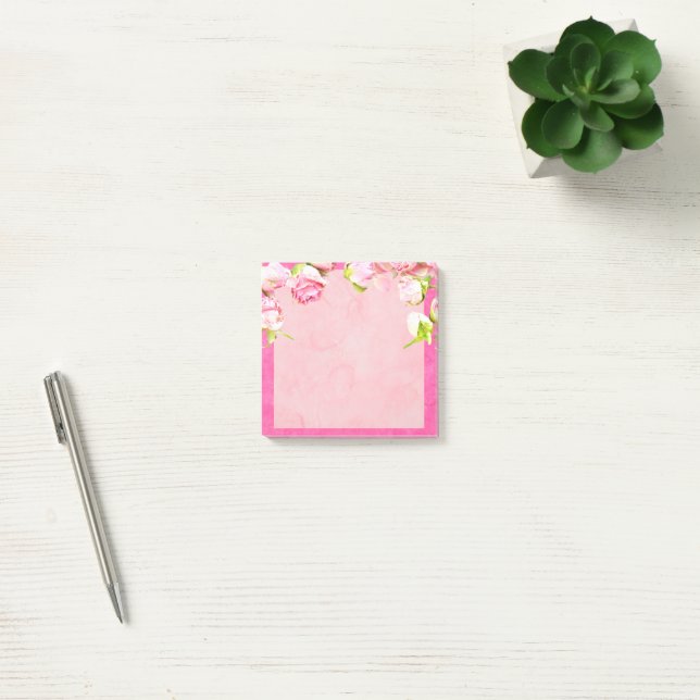 Pink and White Roses Notes (Office)