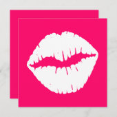 Pink and White Smooch (Front/Back)