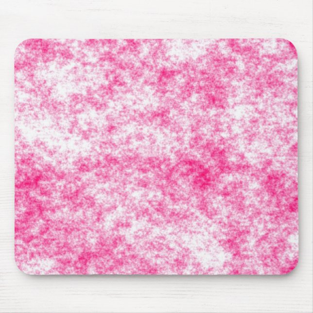 Pink and white speckles texture background mouse pad (Front)