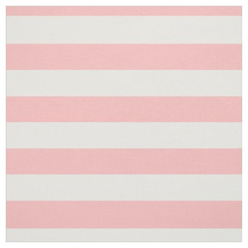 Pink and White Stripe Pattern Fabric
