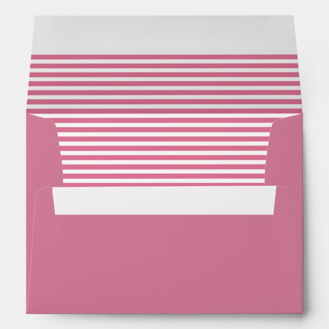 Pink and White Striped Envelope (Back (Bottom))